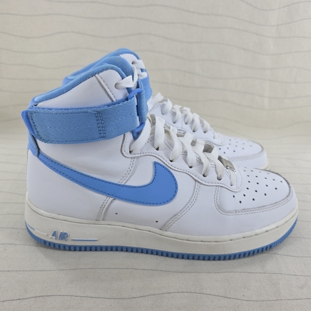 Nike Womens 'University Blue' Air Force 1 High Top OG Shoes DX3805-100 Size 8